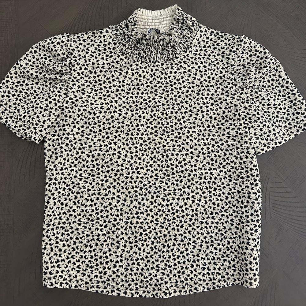 High neck blouse from Zara
